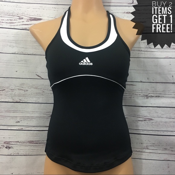 adidas Tops - Adidas Black & White Motivate Athletic Tank NWT